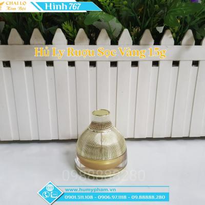 HỦ FACE LY RƯỢU SỌC VÀNG 15g