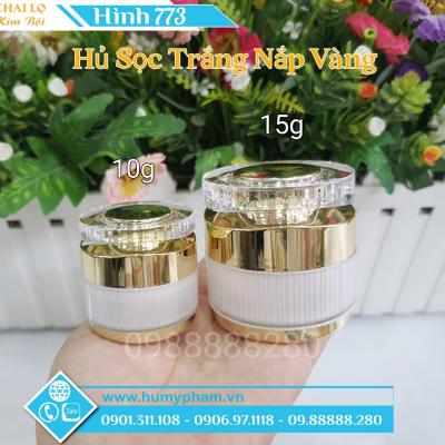 HỦ FACE SỌC TRẮNG NẮP VÀNG