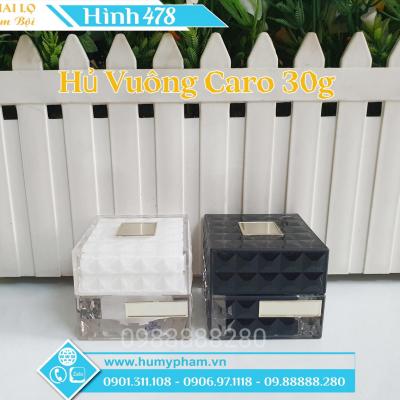 HỦ VUÔNG CARO 30g