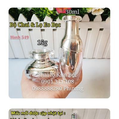 BỘ CHAI & LỌ EO BẠC