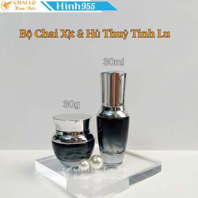 BỘ CHAI XỊT VÀ HỦ THỦY TINH LU