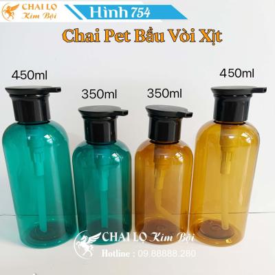 CHAI PET BẦU XỊT 350ml & 450ml