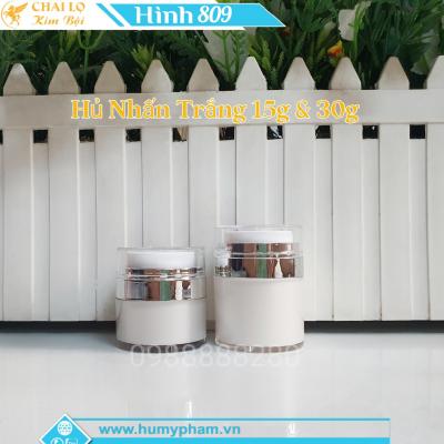 HỦ NHẤN KEM TRẮNG 15g & 30g