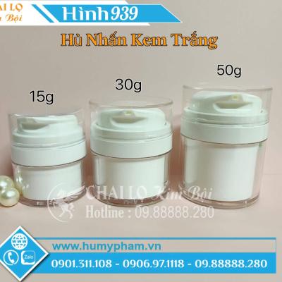 HỦ NHẤN KEM TRẮNG