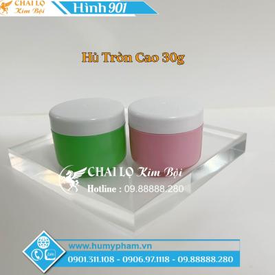 HỦ TRÒN CAO 30g