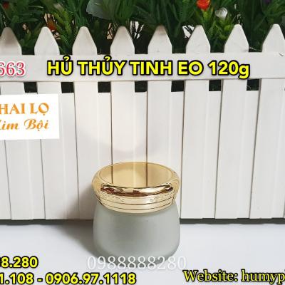 HỦ THỦY TINH EO 120g