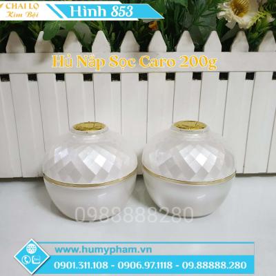 HỦ BODY NẮP SỌC CARO 200g
