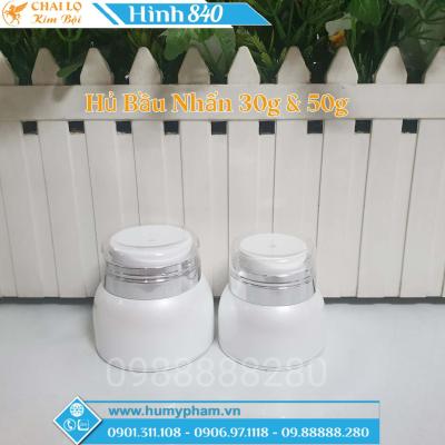 Hủ Bầu Nhấn Trắng 30g & 50g