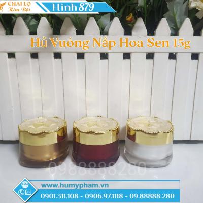Hủ Vuông Nắp Hoa Sen 15g