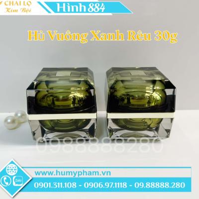 HỦ VUÔNG XANH RÂU CAO CẤP 30g